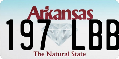 AR license plate 197LBB
