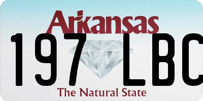 AR license plate 197LBC