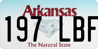 AR license plate 197LBF