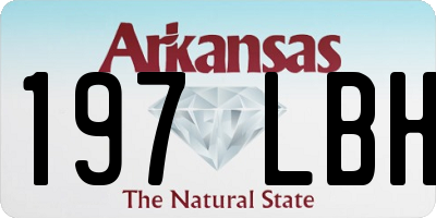 AR license plate 197LBH
