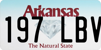 AR license plate 197LBV