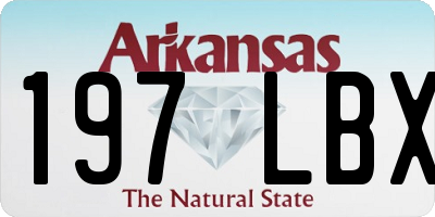 AR license plate 197LBX