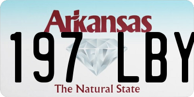 AR license plate 197LBY