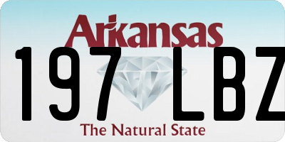 AR license plate 197LBZ