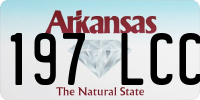 AR license plate 197LCC