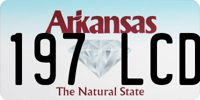 AR license plate 197LCD