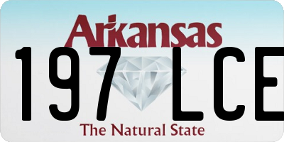 AR license plate 197LCE