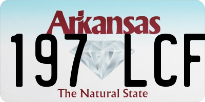 AR license plate 197LCF