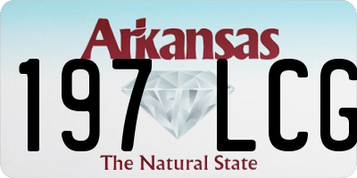 AR license plate 197LCG