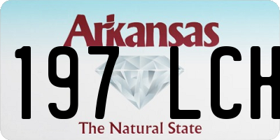 AR license plate 197LCH