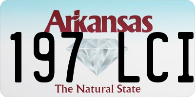 AR license plate 197LCI