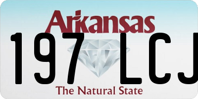 AR license plate 197LCJ