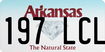 AR license plate 197LCL