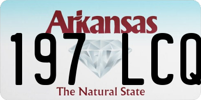 AR license plate 197LCQ