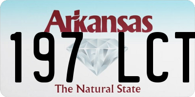 AR license plate 197LCT