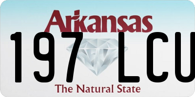 AR license plate 197LCU
