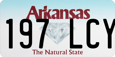 AR license plate 197LCY