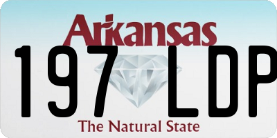 AR license plate 197LDP