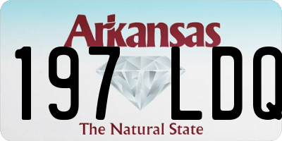 AR license plate 197LDQ
