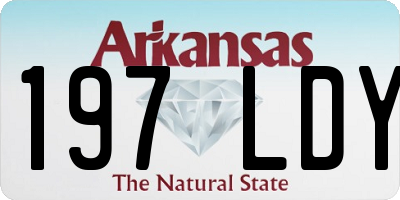 AR license plate 197LDY