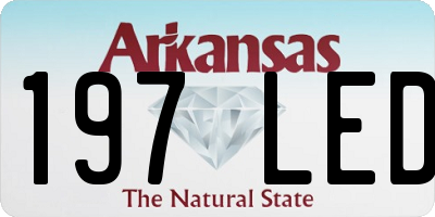 AR license plate 197LED