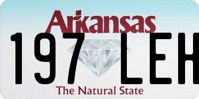 AR license plate 197LEH