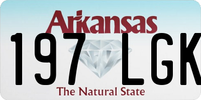 AR license plate 197LGK