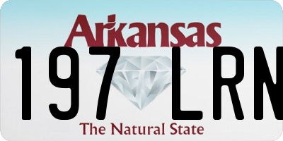 AR license plate 197LRN