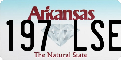 AR license plate 197LSE