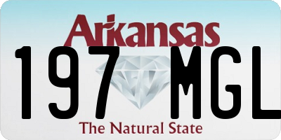 AR license plate 197MGL