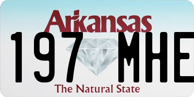 AR license plate 197MHE