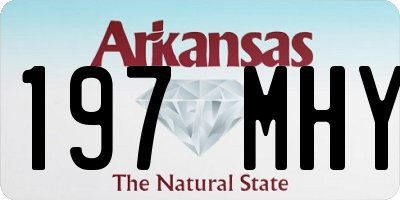 AR license plate 197MHY