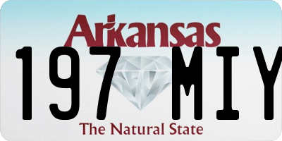 AR license plate 197MIY