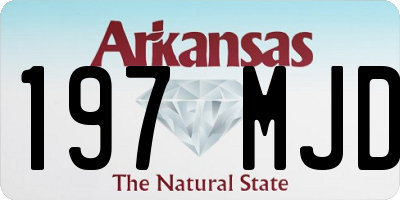 AR license plate 197MJD