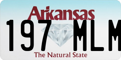 AR license plate 197MLM