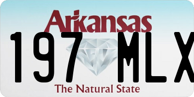 AR license plate 197MLX
