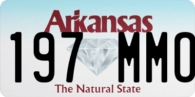 AR license plate 197MMO