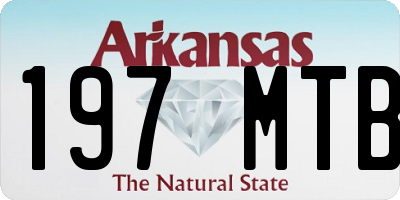 AR license plate 197MTB