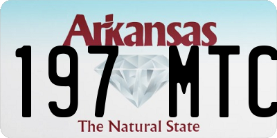 AR license plate 197MTC