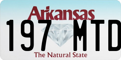 AR license plate 197MTD