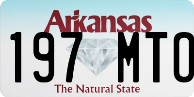 AR license plate 197MTO
