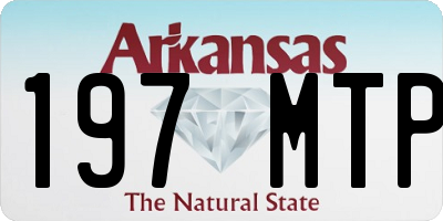 AR license plate 197MTP