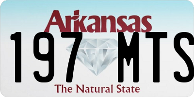 AR license plate 197MTS