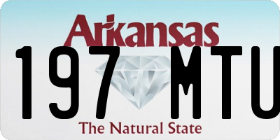 AR license plate 197MTU