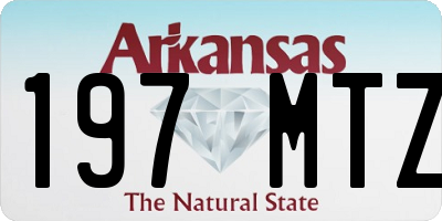 AR license plate 197MTZ