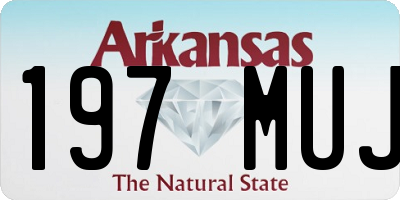 AR license plate 197MUJ