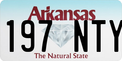 AR license plate 197NTY
