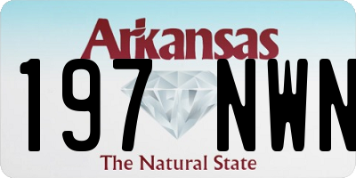 AR license plate 197NWN