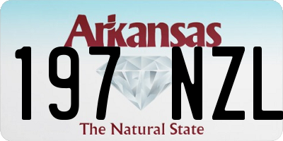 AR license plate 197NZL