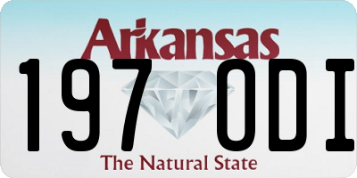 AR license plate 197ODI
